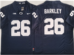 Penn State Nittany Lions #26 Saquon Barkley Navy College Football F.U.S.E. Limited Jersey