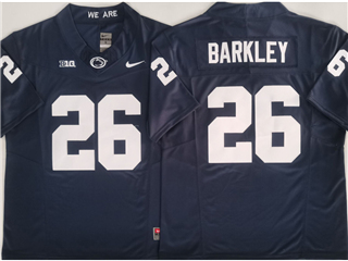 Penn State Nittany Lions #26 Saquon Barkley Navy College Football F.U.S.E. Limited Jersey