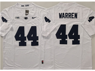 Penn State Nittany Lions #44 Tyler Warren White College Football F.U.S.E. Limited Jersey