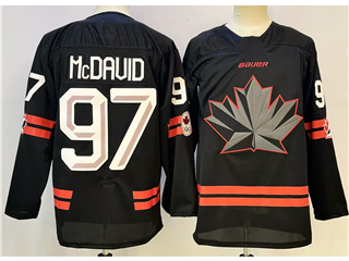 2026 Winter Olympics Team Canada #97 Connor McDavid Black Hockey Jersey