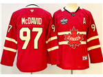 2025 4 Nations Face-Off Team Canada #97 Connor McDavid Youth Red Hockey Jersey
