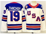 2026 Winter Olympics Team USA #19 Matthew Tkachuk White Hockey Jersey