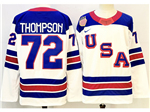 2026 Winter Olympics Team USA #72 Tage Thompson White Hockey Jersey