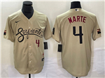 Arizona Diamondbacks #4 Ketel Marte Gold 2021 City Connect Cool Base Jersey