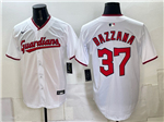 Cleveland Guardians #37 Travis Bazzana White Limited Jersey