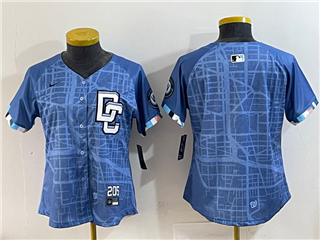 Washington Nationals Women's 2025 Blue City Connect Limited Team Jersey