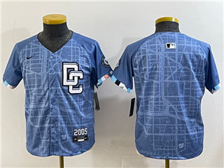 Washington Nationals Youth 2025 Blue City Connect Limited Team Jersey