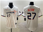 Houston Astros #27 Jose Altuve White 2025 City Connect Limited Jersey