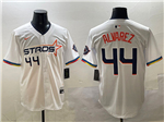 Houston Astros #44 Yordan Alvarez White 2025 City Connect Limited Jersey