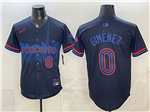 Toronto Blue Jays #0 Andres Gimenez Black 2024 City Connect Limited Jersey