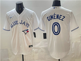 Toronto Blue Jays #0 Andres Gimenez White Limited Jersey
