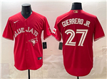 Toronto Blue Jays #27 Vladimir Guerrero Jr. Canada Day Red Limited Jersey
