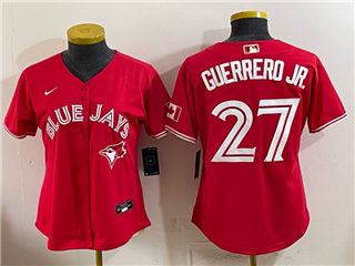 Toronto Blue Jays #27 Vladimir Guerrero Jr. Women's Canada Day Red Limited Jersey
