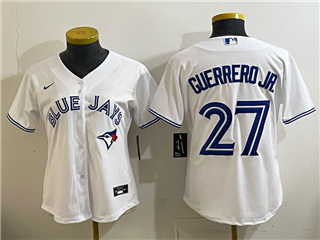 Toronto Blue Jays #27 Vladimir Guerrero Jr. Women's White Limited Jersey