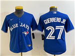 Toronto Blue Jays #27 Vladimir Guerrero Jr. Youth Blue Limited Jersey