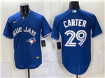 Toronto Blue Jays #29 Joe Carter Blue Limited Jersey