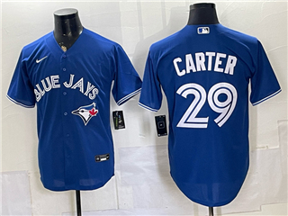 Toronto Blue Jays #29 Joe Carter Blue Limited Jersey