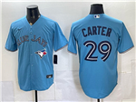 Toronto Blue Jays #29 Joe Carter Alternate Powder Blue Limited Jersey