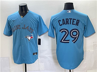 Toronto Blue Jays #29 Joe Carter Alternate Powder Blue Limited Jersey