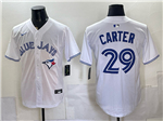 Toronto Blue Jays #29 Joe Carter White Limited Jersey