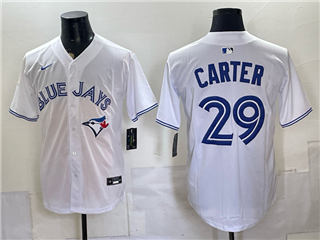 Toronto Blue Jays #29 Joe Carter White Limited Jersey