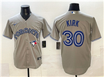 Toronto Blue Jays #30 Alejandro Kirk Gray Limited Jersey
