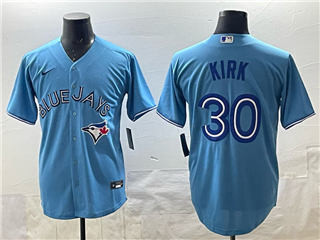 Toronto Blue Jays #30 Alejandro Kirk Alternate Powder Blue Limited Jersey