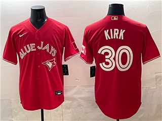 Toronto Blue Jays #30 Alejandro Kirk Canada Day Red Limited Jersey