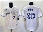 Toronto Blue Jays #30 Alejandro Kirk White Limited Jersey