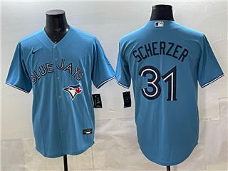 Toronto Blue Jays #31 Max Scherzer Powder Blue Limited Jersey