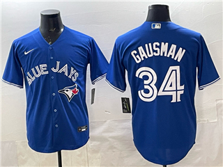Toronto Blue Jays #34 Kevin Gausman Blue Limited Jersey
