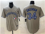 Toronto Blue Jays #34 Kevin Gausman Gray Limited Jersey