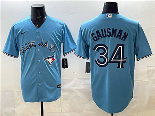 Toronto Blue Jays #34 Kevin Gausman Powder Blue Limited Jersey