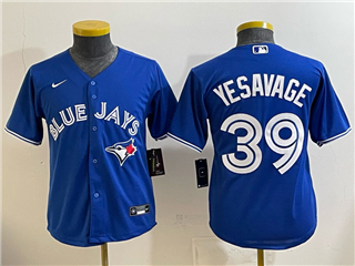 Toronto Blue Jays #39 Trey Yesavage Youth Blue Limited Jersey