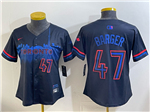 Toronto Blue Jays #47 Addison Barger Women's Black City Connect Limited Jersey