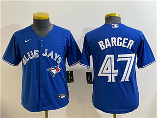 Toronto Blue Jays #47 Addison Barger Youth Blue Limited Jersey