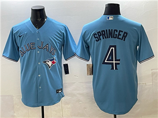 Toronto Blue Jays #4 George Springer Powder Blue Limited Jersey