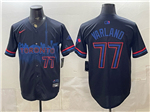 Toronto Blue Jays #77 Louis Varland Black City Connect Limited Jersey