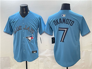 Toronto Blue Jays #7 Kazuma Okamoto Alternate Powder Blue Limited Jersey