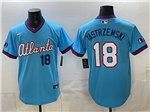 Atlanta Braves #18 Mike Yastrzemski Powder Blue 2026 City Connect Jersey