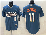 Milwaukee Brewers #11 Jackson Chourio Blue 2026 City Connect Jersey