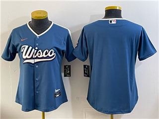 Milwaukee Brewers Women's Blue 2026 City Connect Team Jersey
