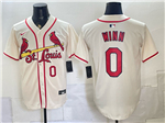 St. Louis Cardinals #0 Masyn Winn Cream Limited Jersey