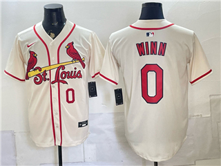 St. Louis Cardinals #0 Masyn Winn Cream Limited Jersey