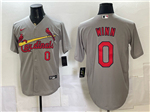 St. Louis Cardinals #0 Masyn Winn Gray Limited Jersey