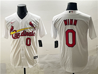 St. Louis Cardinals #0 Masyn Winn White Limited Jersey