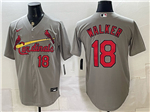 St. Louis Cardinals #18 Jordan Walker Gray Limited Jersey
