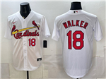 St. Louis Cardinals #18 Jordan Walker White Limited Jersey