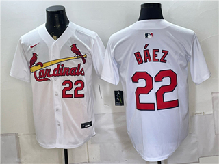 St. Louis Cardinals #22 Joshua Baez White Limited Jersey