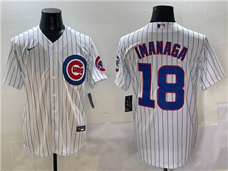 Chicago Cubs #18 Shota Imanaga White Limited Jersey